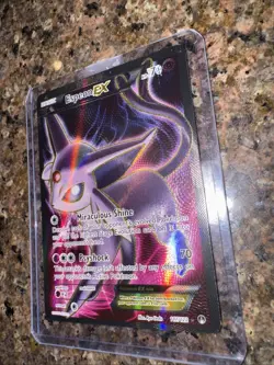 Espeon EX 117/122 Pokemon Breakpoint XY Full Art Ultra Rare Card - Image 3