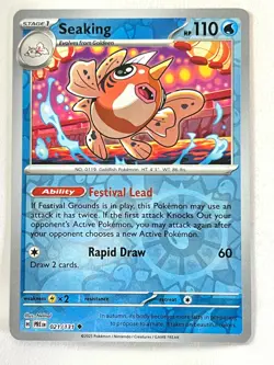 Seaking 021/131 Reverse Holo Prismatic Evolutions - Pokemon TCG - Near Mint NM - Image 1