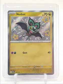 NOIBAT 2024 POKEMON PALDEAN FATES SHINY RARE HOLO 194/091 Q3687 - Image 1