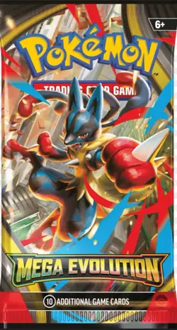 HEAVY 22.37g Mega Evolution Lucario Booster Pack Pokemon TCG New Factory Sealed - Image 2