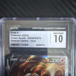Entei v Galarian Gallery Holo Ultra Rare Pokemon TCG GG36/GG70 - Image 2
