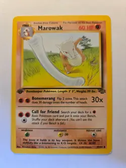 Marowak [1st Edition] #39 Pokemon Jungle HP - Image 1