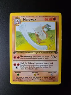 Marowak [1st Edition] #39 Pokemon Jungle HP - Image 3