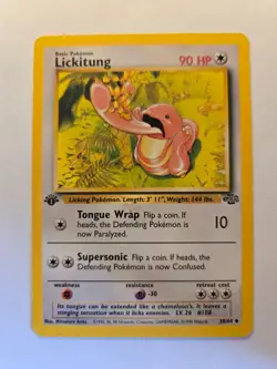 Lickitung [1st Edition] #38 Pokemon Jungle HP - Image 1