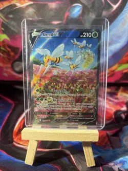 Pokemon TCG BEEDRIL V Alternate Full Art 161/189 Ultra Rare ASTRAL RADIANCE Holo - Image 1