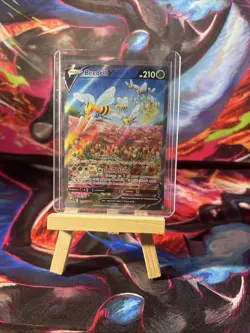 Pokemon TCG BEEDRIL V Alternate Full Art 161/189 Ultra Rare ASTRAL RADIANCE Holo - Image 5