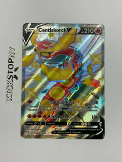 Centiskorch V SV108/SV122 Shiny Holo Rare Pokemon Shining Fates M/NM pack fresh - Image 1