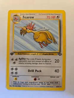 Fearow [1st Edition] #36 Pokemon Jungle HP - Image 1