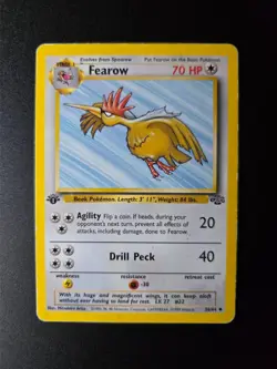 Fearow [1st Edition] #36 Pokemon Jungle HP - Image 3