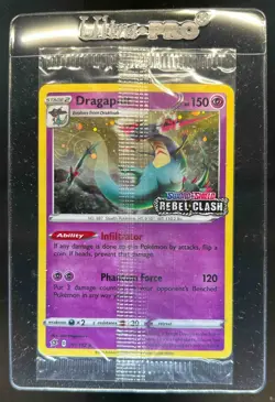 2020 Pokemon SWSH Rebel Clash Dragapult Promos Holo #091/192 - Image 1
