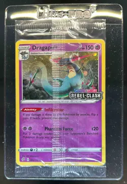 2020 Pokemon SWSH Rebel Clash Dragapult Promos Holo #091/192 - Image 1