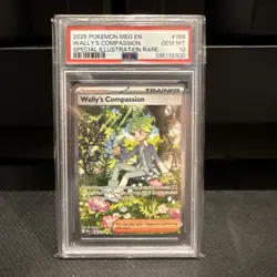 2025 Pokemon Mega Evolution Special Illustration Rare Wally's Compassion PSA 10 - Image 1