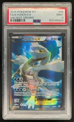 2015 Pokemon XY Ancient Origins Kyurem #86/98 PSA 9 - Image 1