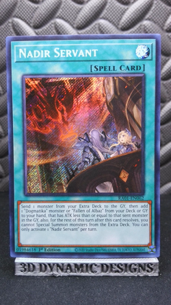 | Yugioh Nadir Servant RA01-EN062 1st Secret 25Th Anniversary Rarity NM 🔥 | - Image 1