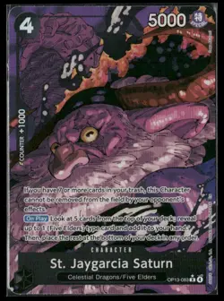 2025 One Piece St. Jaygarcia Saturn #OP13-83 Alternate Art - Image 1