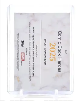 SPIDER-WOMAN 2099 2025 TOPPS MARVEL CHROME COMIC 1975 2025 REFRACTOR Q3474 - Image 2