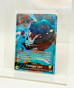 2025 One Piece Royal Blood Trafalgar Law OP10-022 Leader Alt Art / Rare Fresh - Image 2