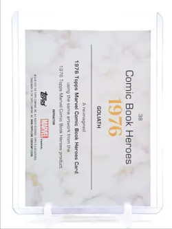 GOLIATH 2025 TOPPS MARVEL CHROME COMIC BOOK 1975 1976 REFRACTOR Q3474 - Image 2