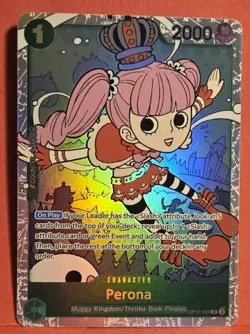 ONE PIECE Card Perona OP12-034 SR Legacy of the Master JAPAN - Image 1
