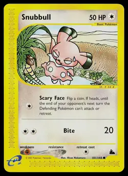 Pokemon Card - Snubbull Skyridge 101/144 Common - Image 1