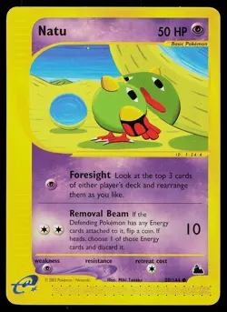 Pokemon Card - Natu Skyridge 80/144 Common - Image 1