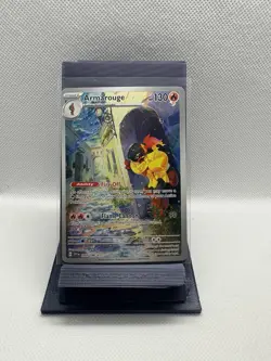 Armarouge Scarlet & Violet Base Illustration Rare Holo Pokemon TCG Card 203/198 - Image 1