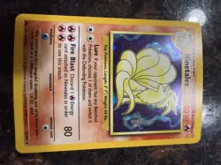 Ninetales Holo Rare 80 HP Base Set Pokemon Card 12/102 Nintendo 1999 - Image 1
