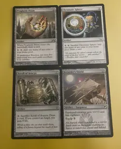 Magic The Gathering lot, x4 Artifact Cards: - Image 1