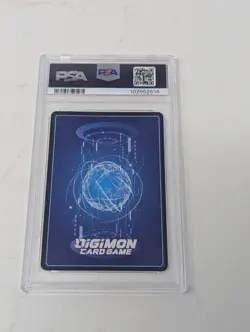Digimon Card Game Magnamon BT13-040 R Alternate Art Versus Royal Knights PSA 8 - Image 2