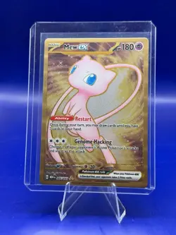 Pokemon TCG Mew EX Metal Gold NM 205/165 Scarlet & Violet 151 Promo Card - Image 1