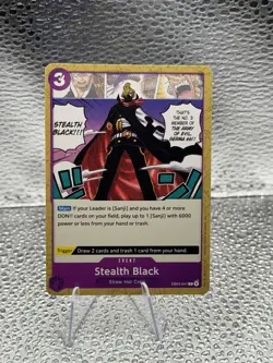Bandai One Piece CCG Stealth Black Event Card EB04-041 Standard Cost 3 - Image 1