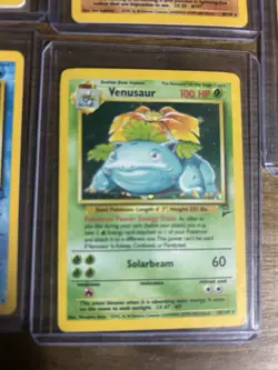 Pokemon TCG Base Set 2 Holo Lot (6 Cards) Venusaur, Poliwrath - Image 2