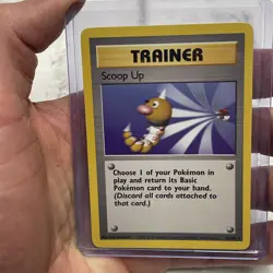 Scoop Up - 78/102 - Pokemon Base Set Unlimited Rare Card WOTC Vintage NM/MT TCG - Image 1
