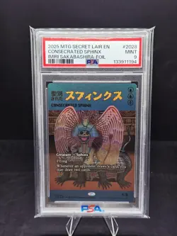 2025 MTG Consecrated Sphinx Imiri Sakabashira Secret Lair Drop Foil PSA 9 - Image 1