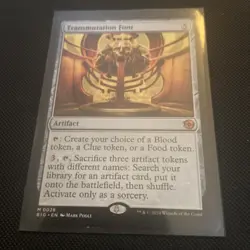 Transmutation Font - 0028 Mythic - BIG - NM - MTG - Outlaws of Thunder Junction - Image 1
