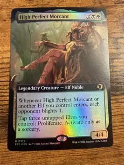 MTG Lorwyn Eclipsed Extended Art FOIL High Perfect Morcant - Image 1