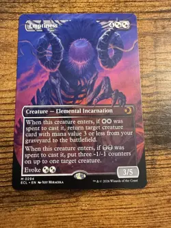 MTG Lorwyn Eclipsed BORDERLESS Emptiness - Image 1