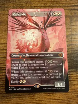 MTG Lorwyn Eclipsed BORDERLESS Catharsis - Image 1