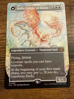 MTG Lorwyn Eclipsed BORDERLESS Eirdu Carrier of Dawn Isilu Carrier of Twilight - Image 1