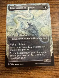 MTG Lorwyn Eclipsed BORDERLESS Eirdu Carrier of Dawn Isilu Carrier of Twilight - Image 2