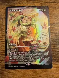 MTG Lorwyn Eclipsed SHOWCASE ANIME FOIL Winnowing - Image 1