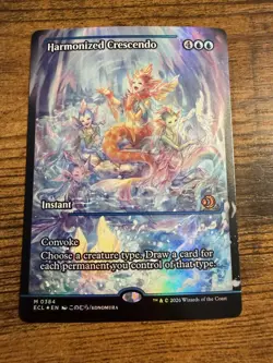 MTG Lorwyn Eclipsed SHOWCASE ANIME FOIL Harmonized Crescendo - Image 1