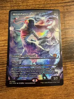 MTG Lorwyn Eclipsed SHOWCASE ANIME FOIL Moonshadow - Image 1