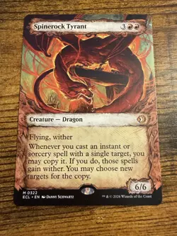 MTG Lorwyn Eclipsed SHOWCASE Spinerock Tyrant - Image 1