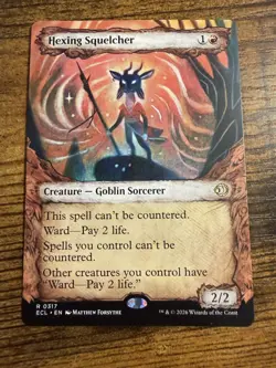 MTG Lorwyn Eclipsed SHOWCASE Hexing Squelcher - Image 1