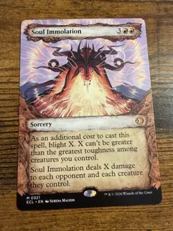 MTG Lorwyn Eclipsed SHOWCASE Scuzzback Soul Immolation - Image 1