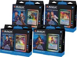 MTG Doctor Who Commander Deck Factory Sealed Case - Full Set of 4 - Image 1
