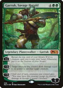 Garruk, Savage Herald Foil - Core Set 2021 MTG-LP - Image 1