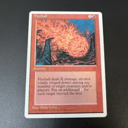 MTG - Fireball ~ 4th edition - Image 1