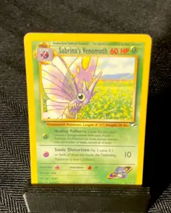 Sabrina's Venomoth 034/132 Gym Heroes Regular Pokemon Card - Image 1